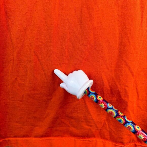 Carhartt One Pocket Orange T-shirt Men's Size Large Original Fit Work Safety - Picture 7 of 9